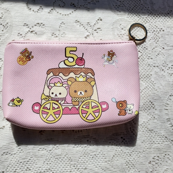 Rilakkuma Bear Vinyl Multi Purpose  Zippered-Pouch - Picture 2 of 5